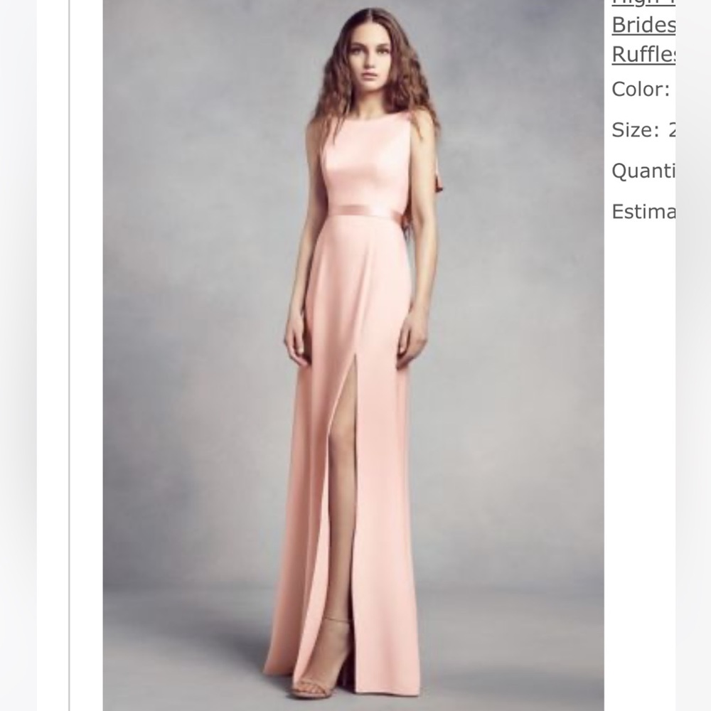 Pink formal dress